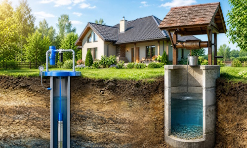 Автономное водоснабжение загородного дома Оренбург: скважина или колодец 